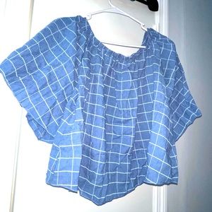 Nice shoulder blouse